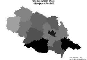 unemployment in Jihovýchod akt/unemployment-share-CZ06-lau