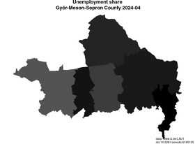 unemployment in Győr-Moson-Sopron County akt/unemployment-share-HU221-lau