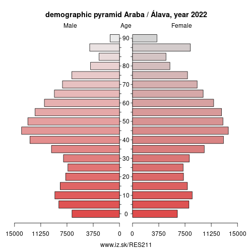 demographic pyramid ES211 Álava