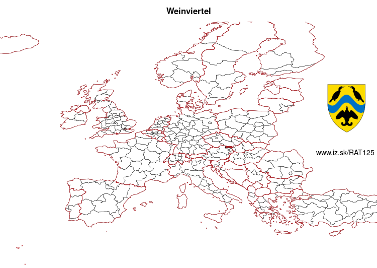 map of Weinviertel AT125
