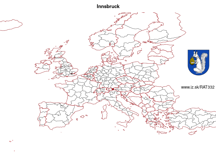 map of Innsbruck AT332