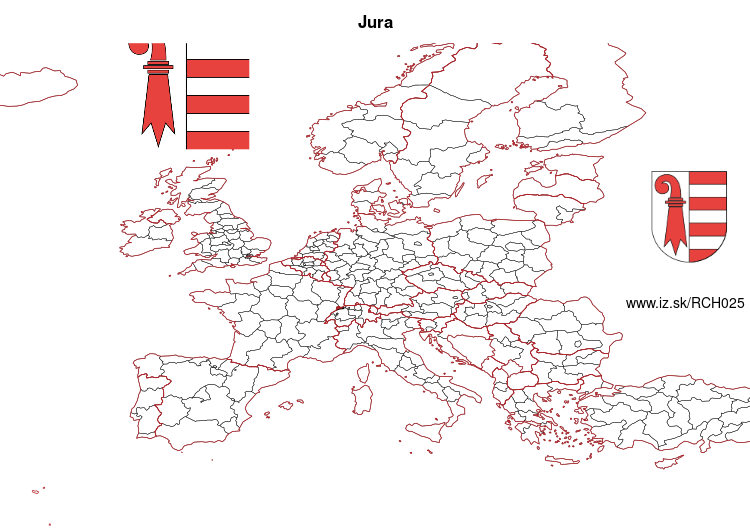 map of Jura CH025