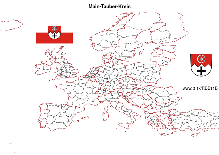 map of Main-Tauber-Kreis DE11B
