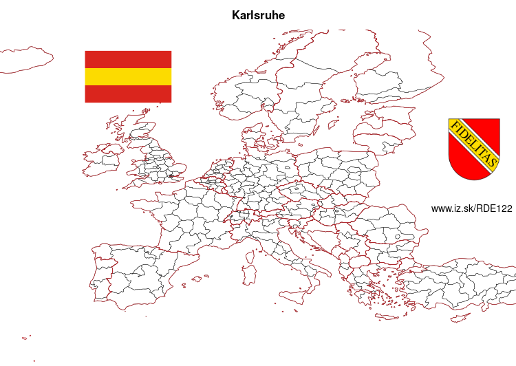 map of Karlsruhe DE122