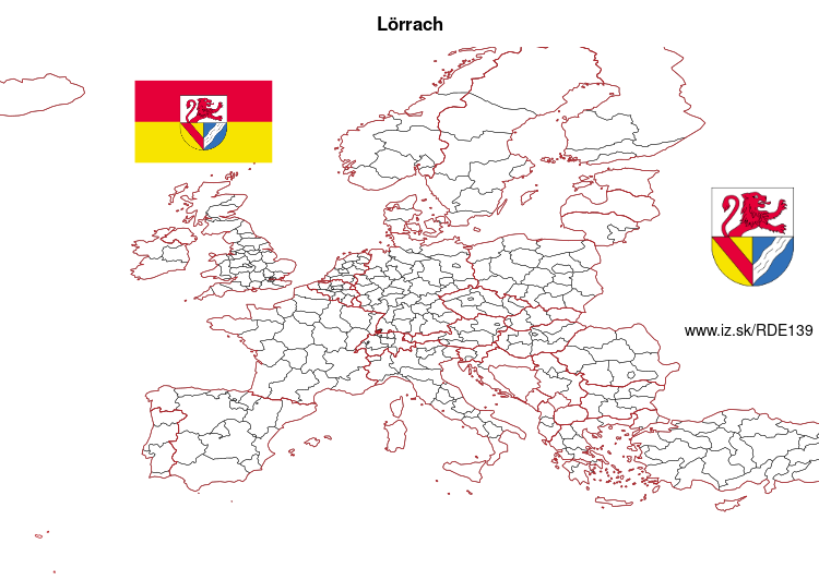 map of Lörrach DE139