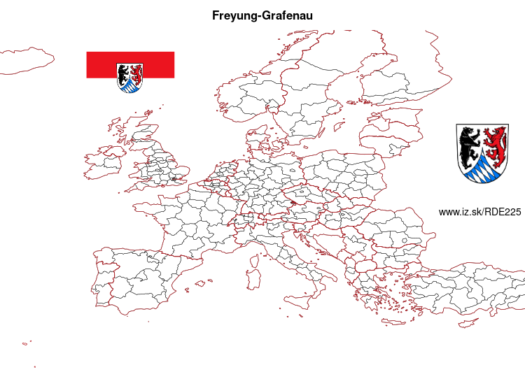 map of Freyung-Grafenau DE225