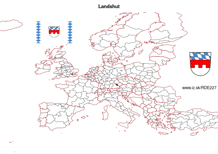 map of Landshut DE227