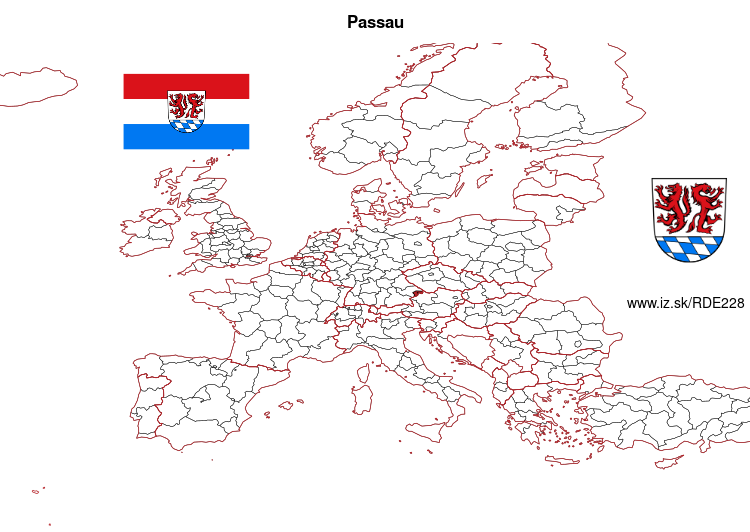 map of Passau DE228