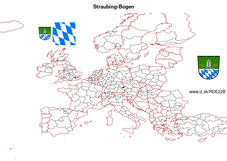 map of Straubing-Bogen DE22B