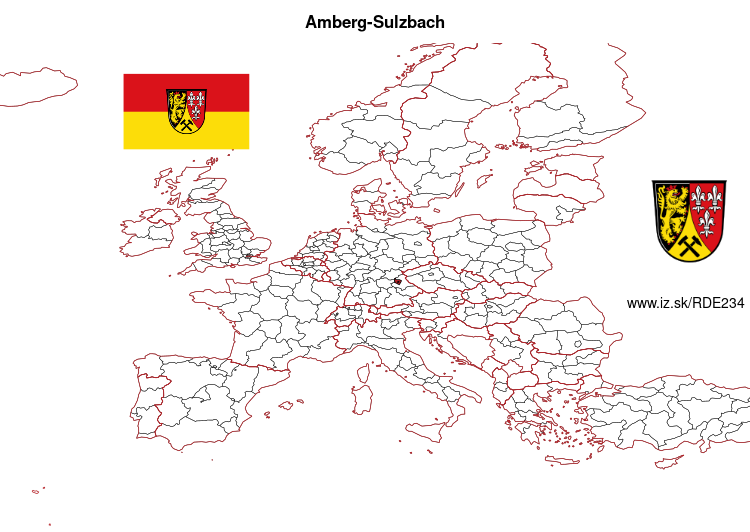 map of Amberg-Sulzbach DE234