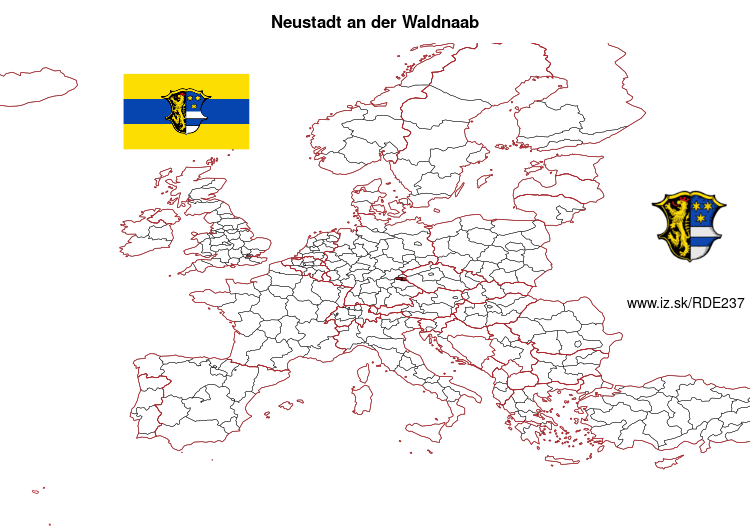 map of Neustadt an der Waldnaab DE237