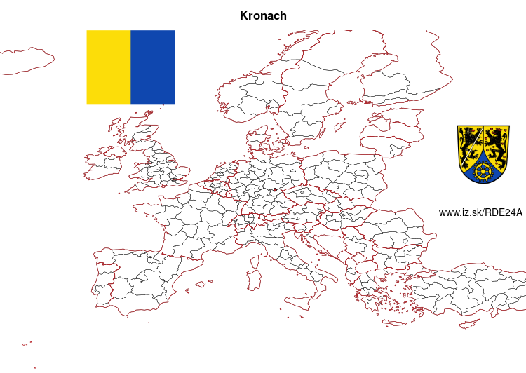 map of Kronach DE24A