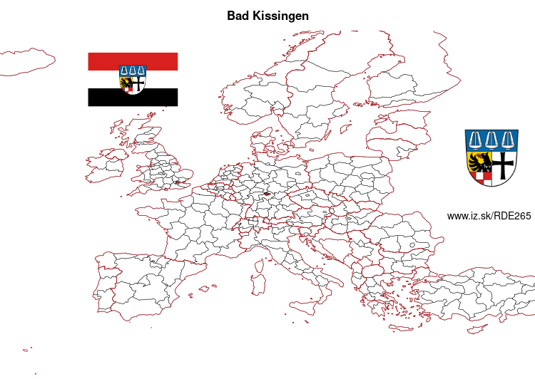 map of Bad Kissingen DE265