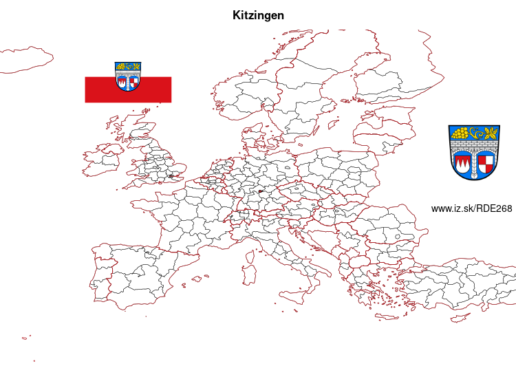 map of Kitzingen DE268