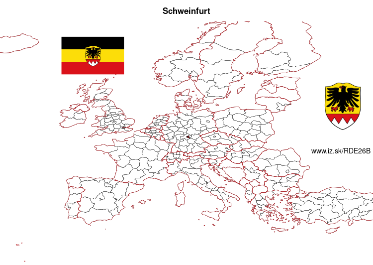 map of Schweinfurt DE26B