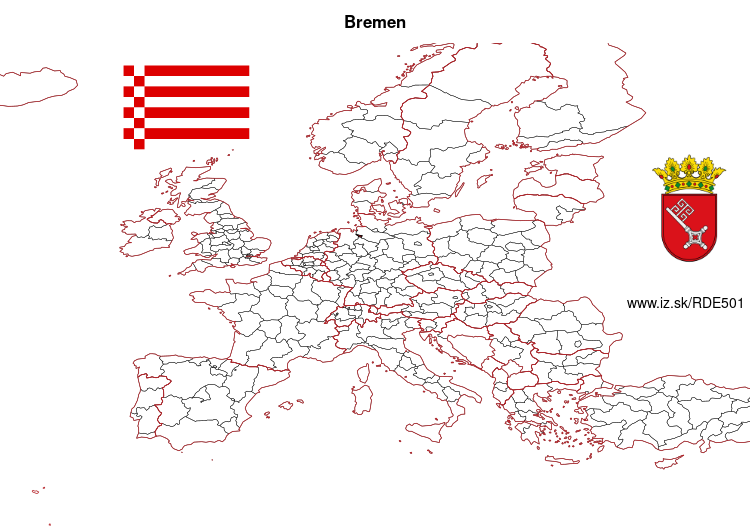 map of Bremen DE501