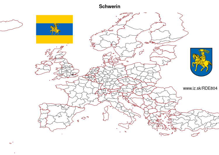 map of Schwerin DE804