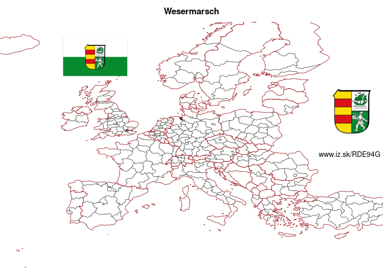 map of Wesermarsch DE94G