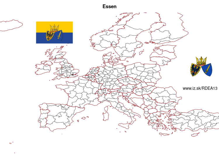 map of Essen DEA13