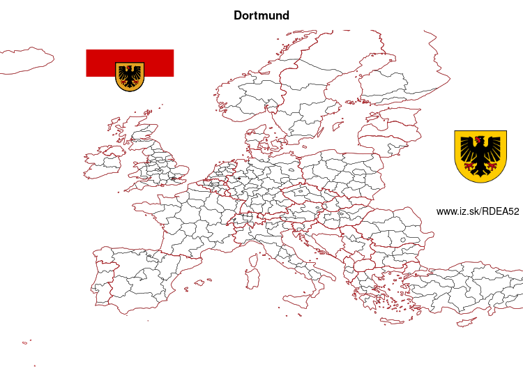 map of Dortmund DEA52