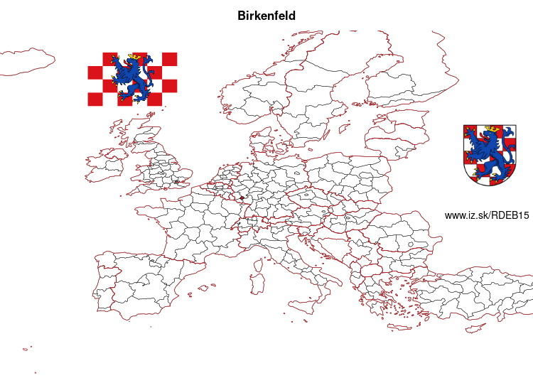 map of Birkenfeld DEB15