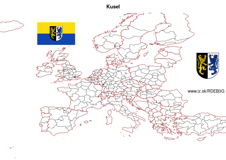 map of Kusel DEB3G