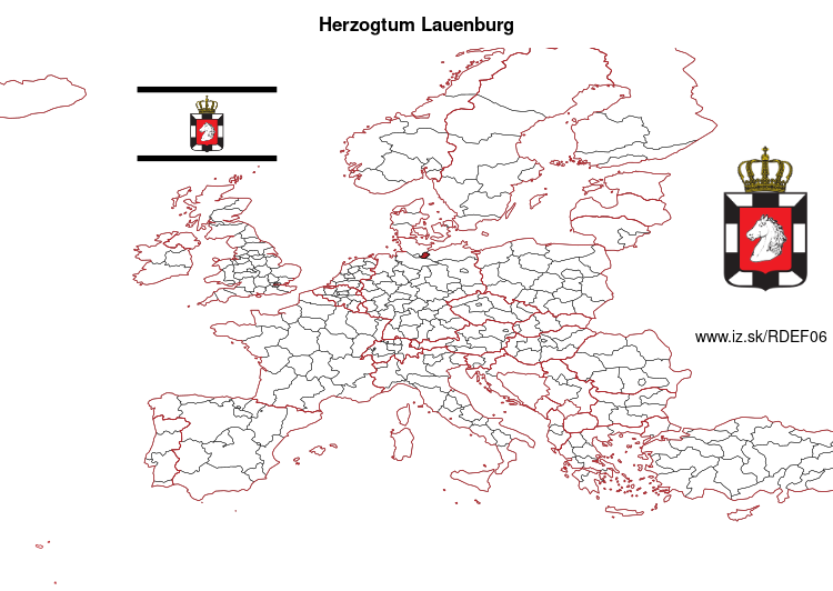 map of Herzogtum Lauenburg DEF06