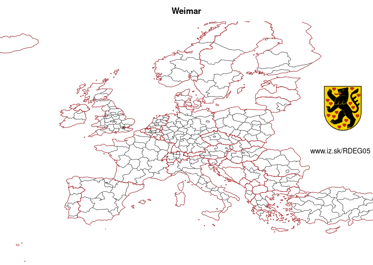 map of Weimar DEG05