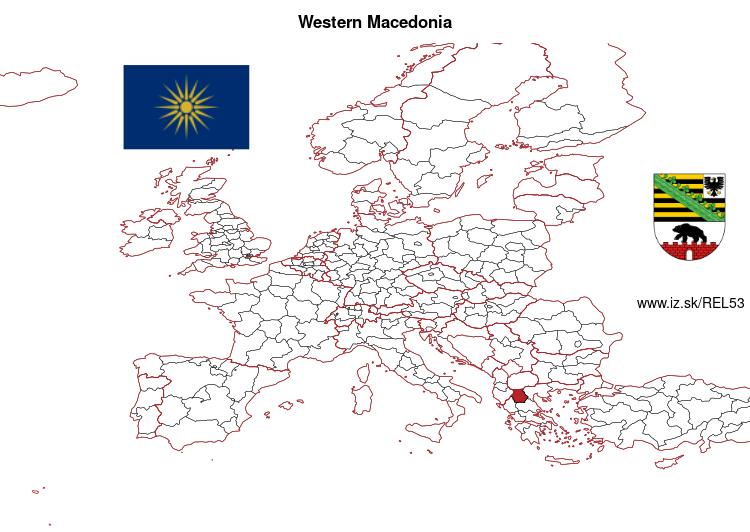 map of Western Macedonia EL53