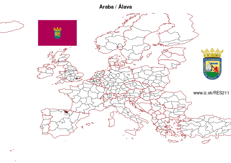 map of Álava ES211