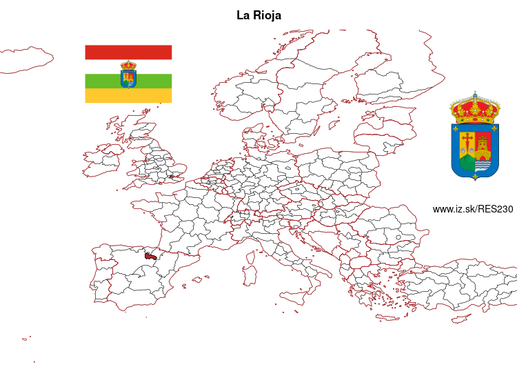 map of La Rioja ES230