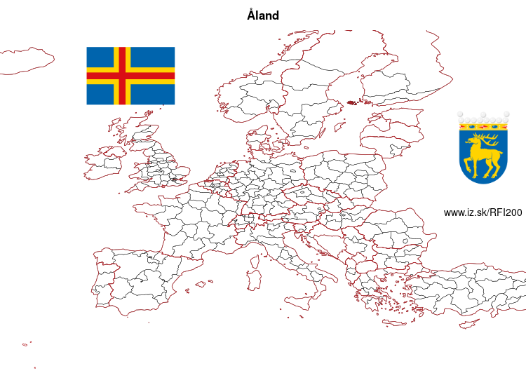 map of Åland FI200
