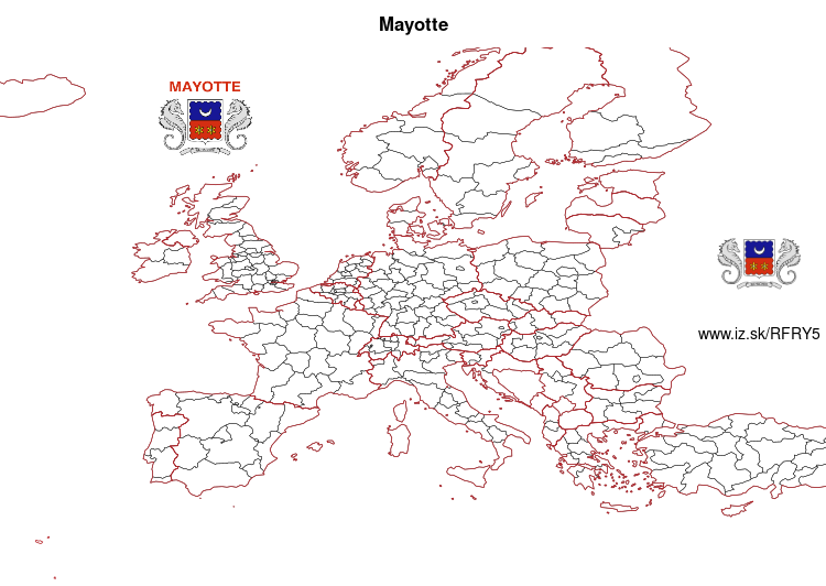 map of Mayotte FRY5