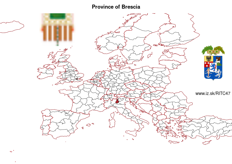 map of Province of Brescia ITC47