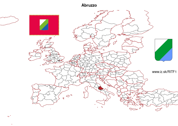 map of Abruzzo ITF1