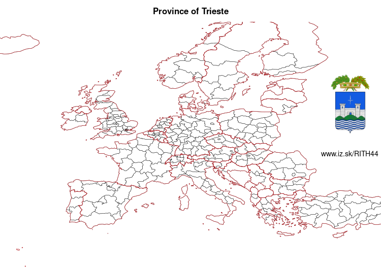 map of Province of Trieste ITH44