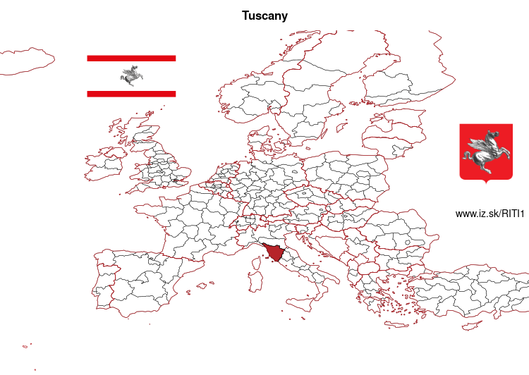 map of Tuscany ITI1