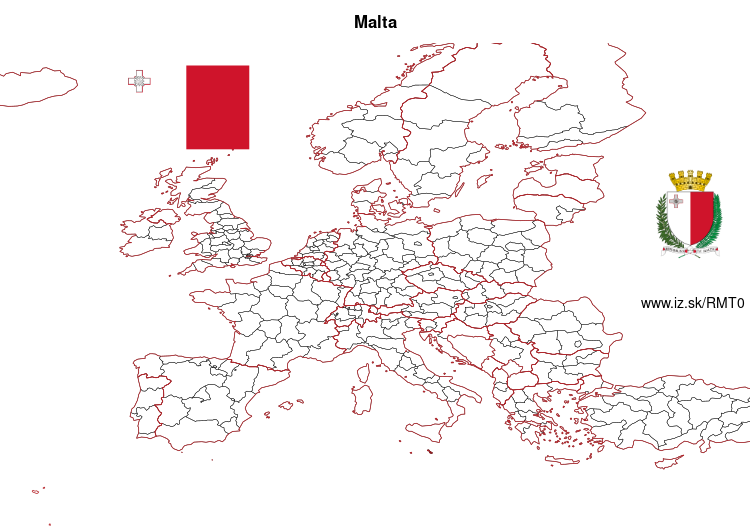 map of Malta MT0