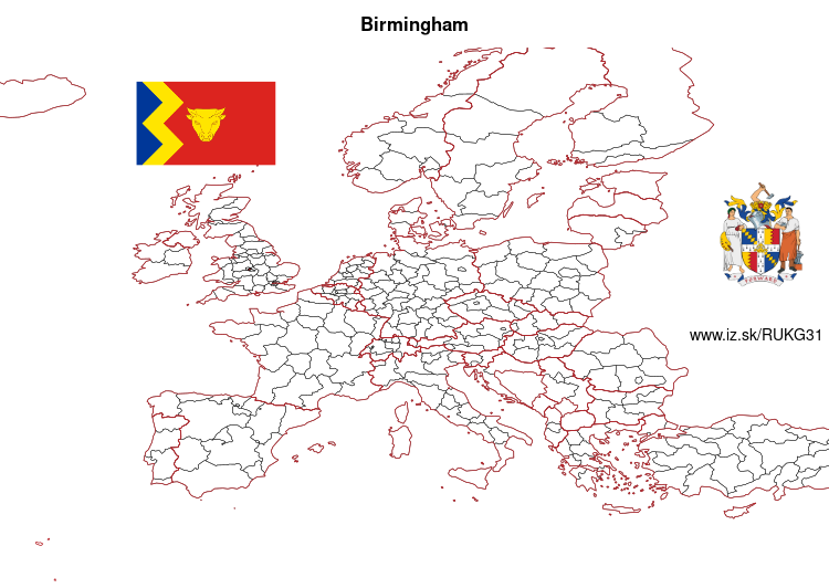map of Birmingham UKG31