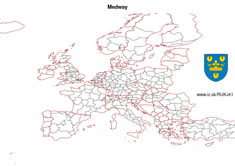 map of Medway UKJ41