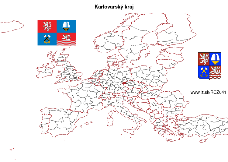 mapka Karlovarský kraj CZ041