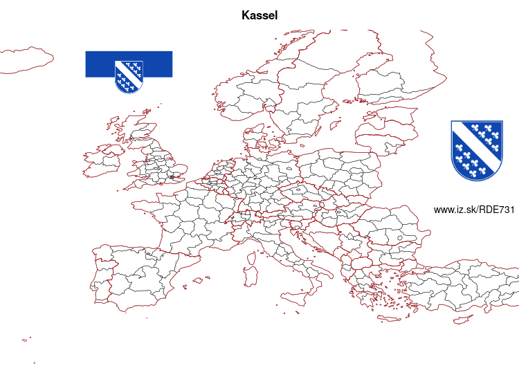 mapka Kassel DE731