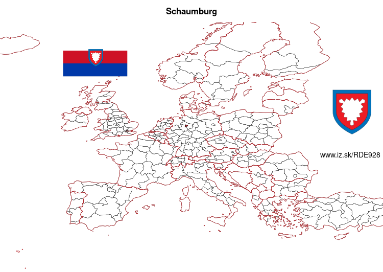 mapka Schaumburg DE928