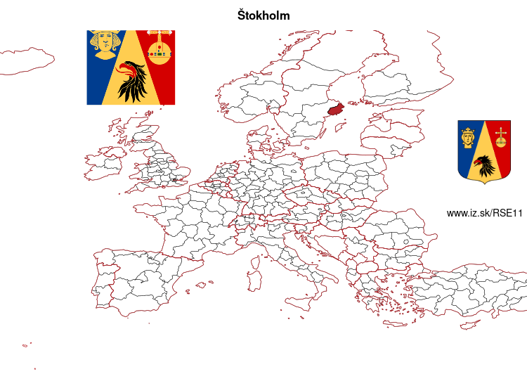 mapka Štokholm SE11