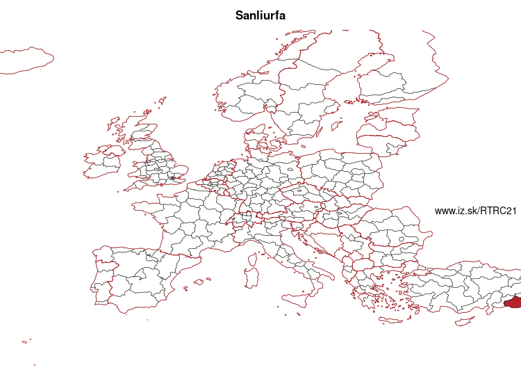 mapka Sanliurfa TRC21