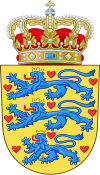 coat of arms Denmark DK