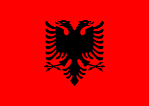 vlajka Albánsko AL0