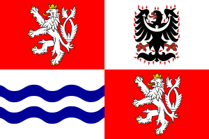 flag of Central Bohemian Region CZ020