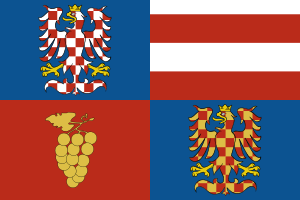 flag of South Moravian Region CZ064