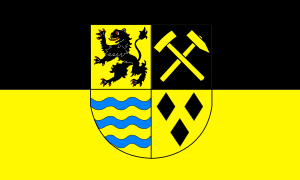flag of Mittelsachsen DED43